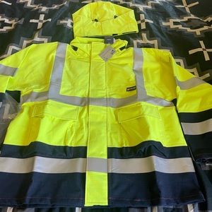 Nielsen pro arc flame resistant rain coat, size xl… brand new with tags